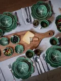 Bordallo Pinheiro Набор мисочек Cabbage в форме листа, 4 предмета — фото 6
