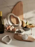 Broste Copenhagen Поднос для яиц Nordic Vanilla ручной глазури, керамика — фото 2