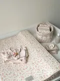 Cam Cam Copenhagen Матрас для пеленания Augusta с высокими бортиками и съёмным чехлом из хлопка, 49х63х8 см, светло-бежевый — фото 2