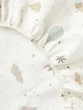 Cam Cam Copenhagen Простыня на резинке в детскую кроватку Dreamland из хлопка, 60×120 см, глубина 15 см, молочно-белая — фото 2