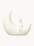 Cam Cam Copenhagen Настольный светильник детский Moon с плавной сменой цвета, силиконовый, 17х15х7 см, молочно-белый — фото 1