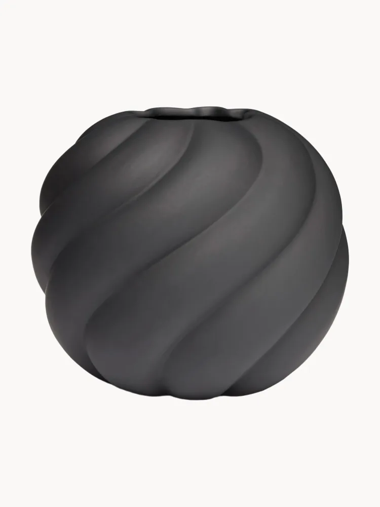 Cooee Design Ваза ручной росписи Twist Ball из керамики, высота 20 см