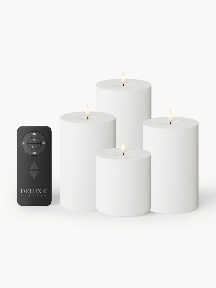 Набор светодиодных свечей Deluxe Home Art Real Flame с пультом, 5 предметов, арт. L28996