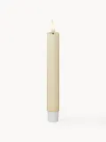 Набор светодиодных свечей Deluxe Home Art Real Flame, 2 предмета, В 15 см, Кремово-белый — фото 1