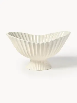 Ferm Living Миска декоративная из каменной керамики Fountain, ширина 41 см