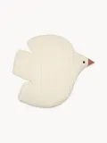 Ferm Living Kids Коврик игровой детский Swif лоскутный в форме птицы из органического хлопка, 80 x 110 см, молочно-белый — фото 1