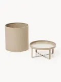 Ferm Living Кашпо на подставке Bau, 38 см, Ø 28 × В 38 см, Светлый бежевый — фото 5