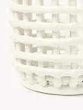 Ferm Living Корзина для хранения Nalan из керамики ручной работы, Ø 16 × В 15 см, Приглушённый белый — фото 6