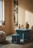 Ferm Living Kids Пирамидка Character из бука: основание с 3 штырьками и 10 деталей, 17х21х7 см, разноцветная — фото 4