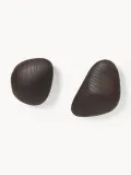 Ferm Living Вешалка настенная Cairn, набор из 2 крючков, Ш 7 × В 4 см, Тёмное дерево натуральное — фото 1