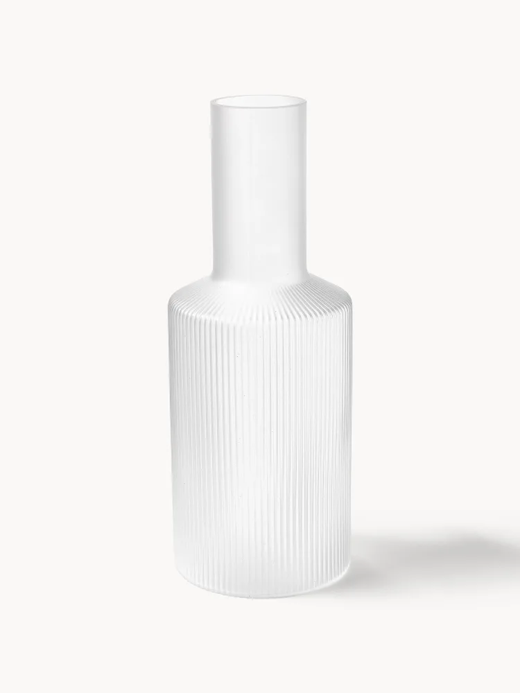 Карафка Ferm Living Ripple матовая, 1 л, полупрозрачная