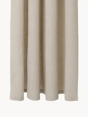 Ferm Living Штора для ванной Chambray хлопковая, Светлый бежевый