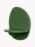 Ferm Living Kids Полка настенная Pilu с высоким задником для детской, 20х25х15 см, тёмно-зелёная матовая — фото 3