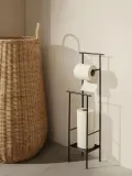 Ferm Living Держатель для туалетной бумаги Dora напольный, Ø 18 × В 62 см, Чёрный — фото 4