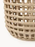 Ferm Living Корзина для хранения Nalan из керамики ручной работы, Ø 24 × В 21 см, Светлый бежевый — фото 5