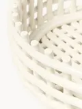 Ferm Living Чаша декоративная из керамики Centrepiece, диаметр 29 см, Ø 29 × В 10 см, Приглушённый белый — фото 8