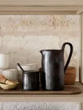 Ferm Living Банка для хранения с ложкой Flow из каменной керамики, 3 предмета — фото 5