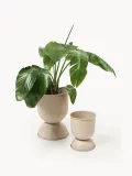 Ferm Living Кашпо Hourglass, высота 43 см, Ø 30 × В 43 см, Светлый бежевый — фото 6