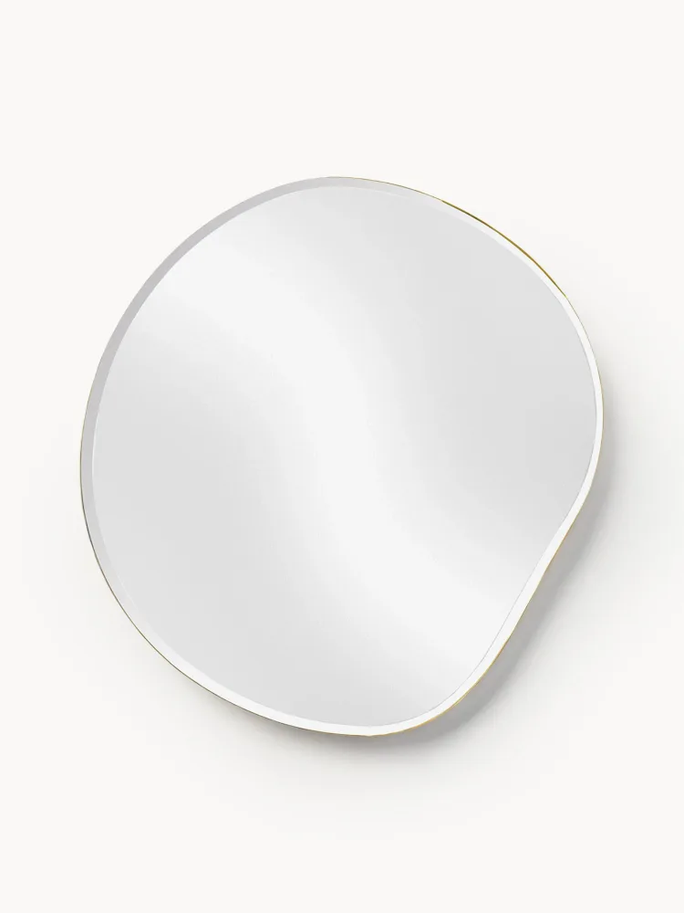 Ferm Living Зеркало настенное Pond, золотистое