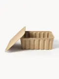 Ferm Living Набор коробок для хранения Pulp, 2 предмета, Ш 40 × Г 30 см, Бежевый — фото 6