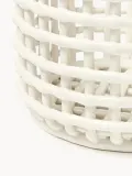 Ferm Living Корзина для хранения Nalan из керамики ручной работы, Ø 24 × В 21 см, Приглушённый белый — фото 5
