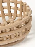 Ferm Living Корзина для хранения Nalan из керамики ручной работы, Ш 30 × Г 15 см, Светлый бежевый — фото 6
