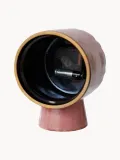 Hkliving Часы настольные Retro из керамики с ручной росписью циферблата, 13х16 см, пыльно-розовые — фото 3