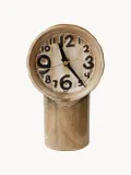 Hkliving Часы настольные Retro из керамики с ручной росписью циферблата, 15х24 см, бежевые — фото 1