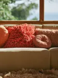 Hkliving Подушка декоративная Ripple, Ø 35 см, Бургунди — фото 4
