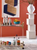Jonathan Adler Чаша декоративная на ножках Como, диаметр 23 см — фото 2