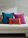 Jonathan Adler Подушка декоративная Pompidou, Ш 30 × Д 50 см, Оранжевый — фото 8