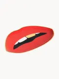 Jonathan Adler Поднос декоративный фарфоровый Lips, 24 x 16 см — фото 2