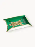 Jonathan Adler Поднос декоративный Tiger из фарфора, 18 x 13 см — фото 1
