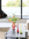 &klevering Ваза ручной росписи Rhombic, высота 30 см, Ø 16 × В 30 см, Красный — фото 4
