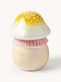 &klevering Коробка для хранения Magic Mushroom из доломита с крышкой, Ø 12 × В 15 см, Бледный розовый — фото 1