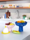 &klevering Миска декоративная ручной росписи Sun, диаметр 20 см, Ø 20 × В 13 см, Светлый розовый — фото 5