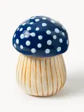 &klevering Коробка для хранения Magic Mushroom из доломита с крышкой, Ø 13 × В 17 см, Синий — фото 1