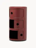 Kartell Столик приставной Componibili, 3 модуля, Ø 32 × В 59 см, Бордовый — фото 4