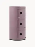 Kartell Столик приставной Componibili, 3 модуля, Ø 32 × В 59 см, Лавандовый — фото 3
