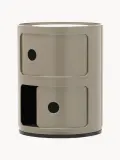 Kartell Столик приставной Componibili, 2 модуля, Ø 32 × В 40 см, Greige — фото 4