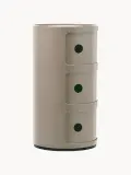 Kartell Столик приставной Componibili, 3 модуля, Ø 32 × В 59 см, Greige — фото 3