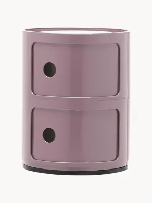 Kartell Столик приставной Componibili, 2 модуля, Ø 32 × В 40 см, Лавандовый