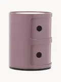 Kartell Столик приставной Componibili, 2 модуля, Ø 32 × В 40 см, Лавандовый — фото 3