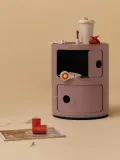 Kartell Столик приставной Componibili, 2 модуля, Ø 32 × В 40 см, Лавандовый — фото 5