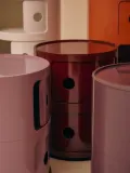 Kartell Столик приставной Componibili, 2 модуля, Ø 32 × В 40 см, Бордовый — фото 5