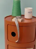 Kartell Столик приставной Componibili, 3 модуля, Ø 32 × В 59 см, Оранжевый — фото 5