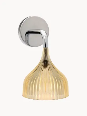 Kartell Настенный светильник E', Ø 14 × В 24 см, Светлый жёлтый