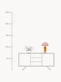 Kare Design Настольный светильник Josy, Ø 30 × В 51 см, Пыльный розовый — фото 2