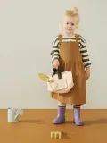 Kids Concept Набор игрушек садовых Kids' Hub в хлопковой сумке, лейка и инструменты из бука, сумка 22х12х19 см — фото 3