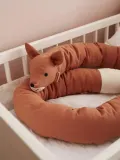 Kids Concept Подушка декоративная детская Edvin в форме лисы, длинная, длина 200 см, светло-коричневая — фото 5